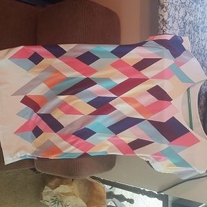 Diamond pattern dress